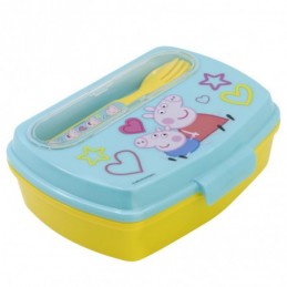 MERENDERA PEPPA PIG CON CUBIERTOS