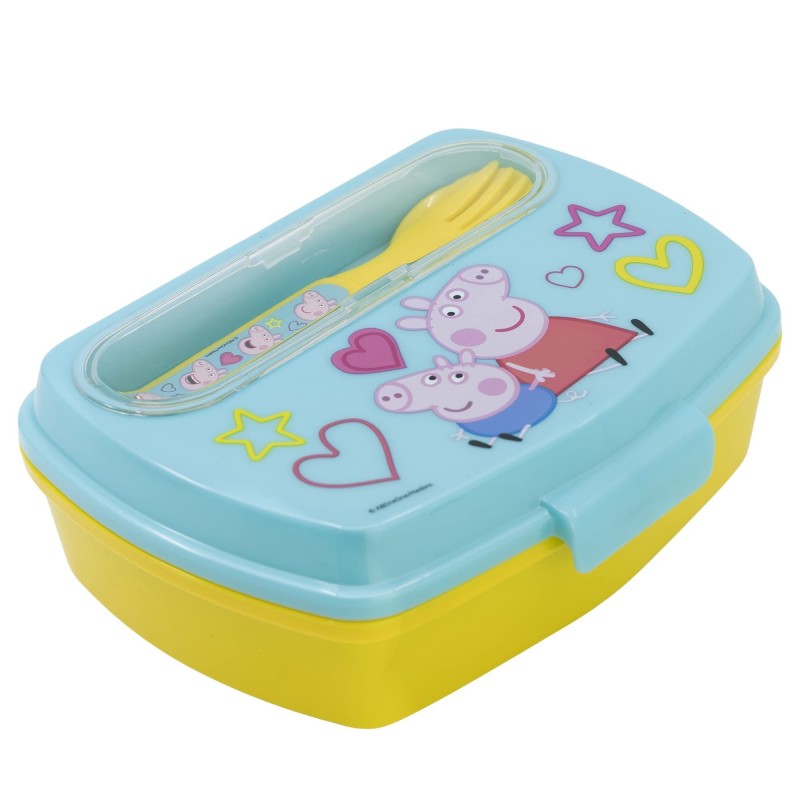 MERENDERA PEPPA PIG CON CUBIERTOS