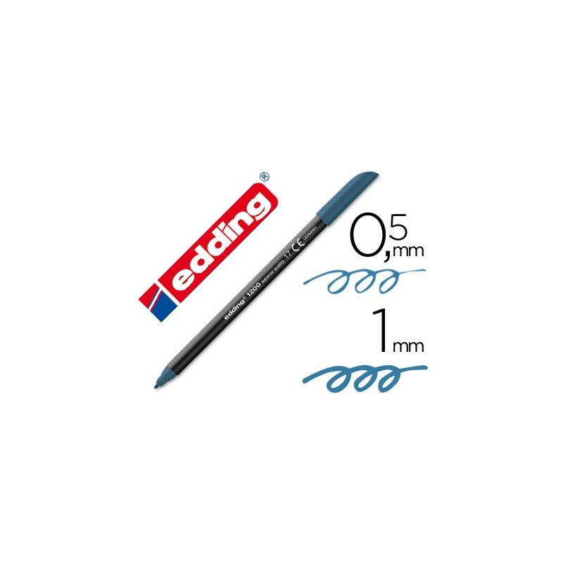 ROTULADOR EDDING 1200 COLOR AZUL MARINO