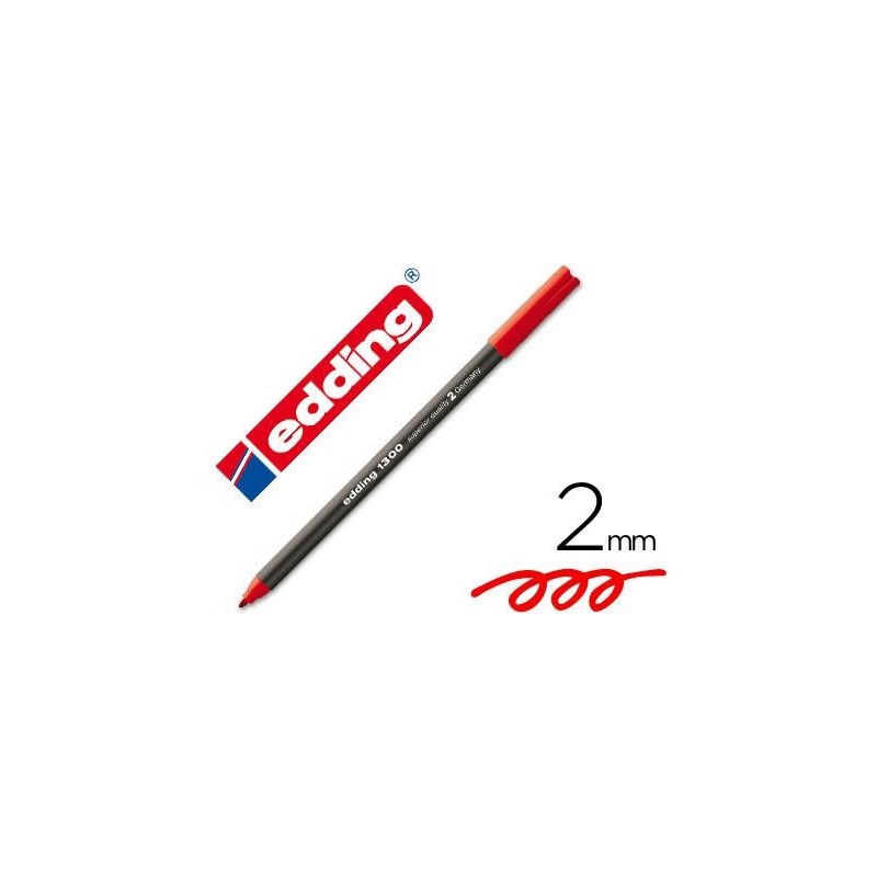 ROTULADOR EDDING 1300/8 ROJO