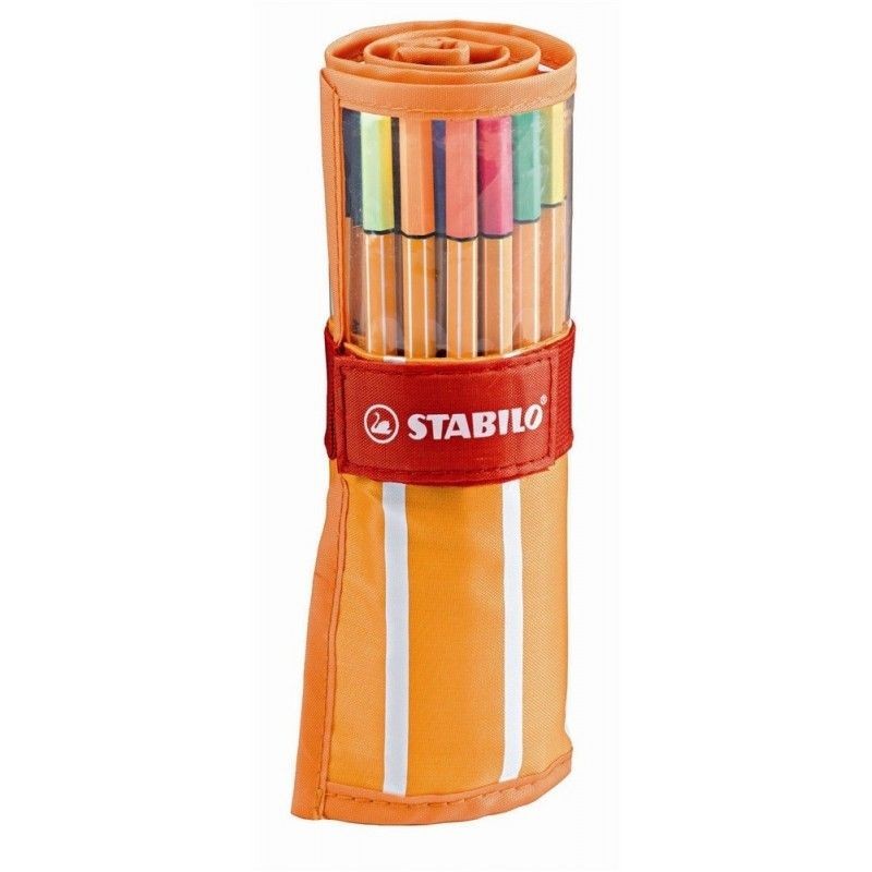 ROTULADOR STABILO POINT 88 ROLLERSET ESTUCHE 30UDS