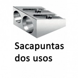 AFILALAPIZ-SACAPUNTAS METALICO DOBLE