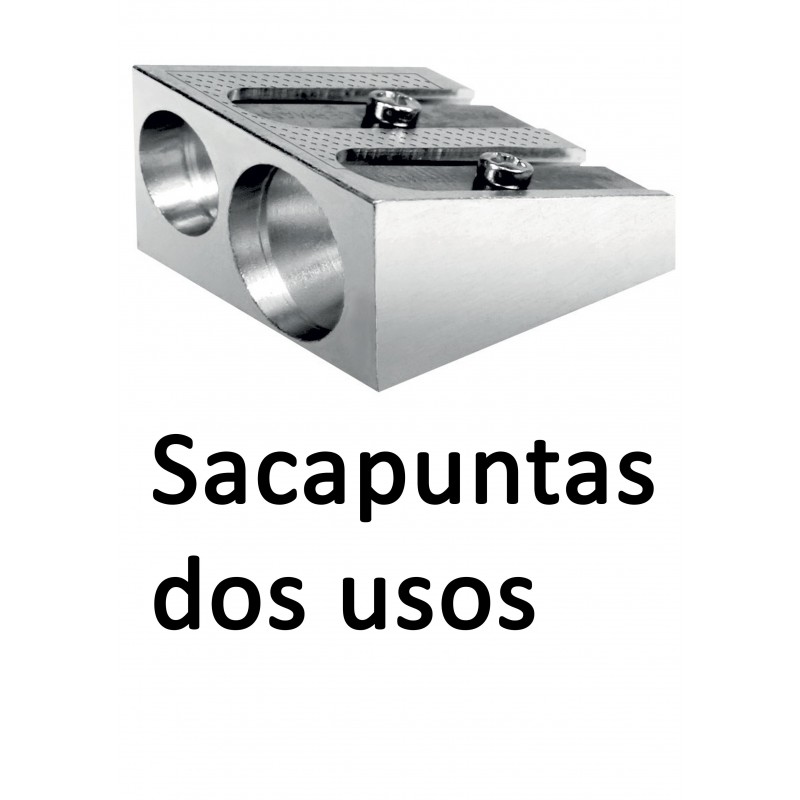 AFILALAPIZ-SACAPUNTAS METALICO DOBLE