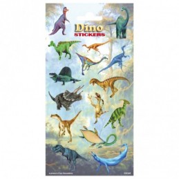 STICKER PAPER SHEET DINOSAURS