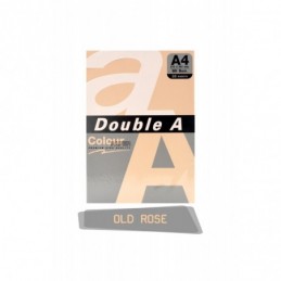 PAPEL DOUBLE A A4 80GR 25H ROSA VIEJO