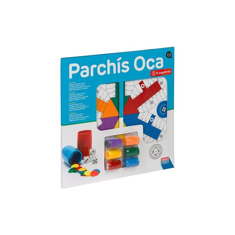 PARCHIS 4 JUGADORES OCA TALBLERO FALOMIR