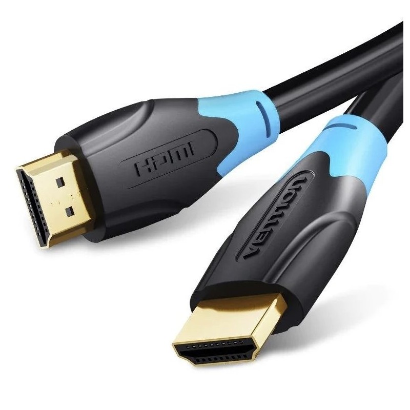 CABLE HDMI 2.0 4K VENTION AACBF HDMI M-M 1MT NEGRO
