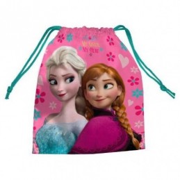 SACO FROZEN DISNEY FLOWERS MERIENDA