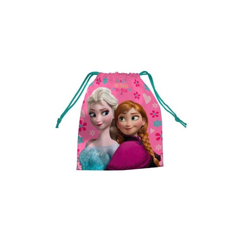 SACO FROZEN DISNEY FLOWERS MERIENDA