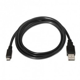 CABLE USB 2.0 MACHO A MICRO USB MACHO 0.80M NEGRO