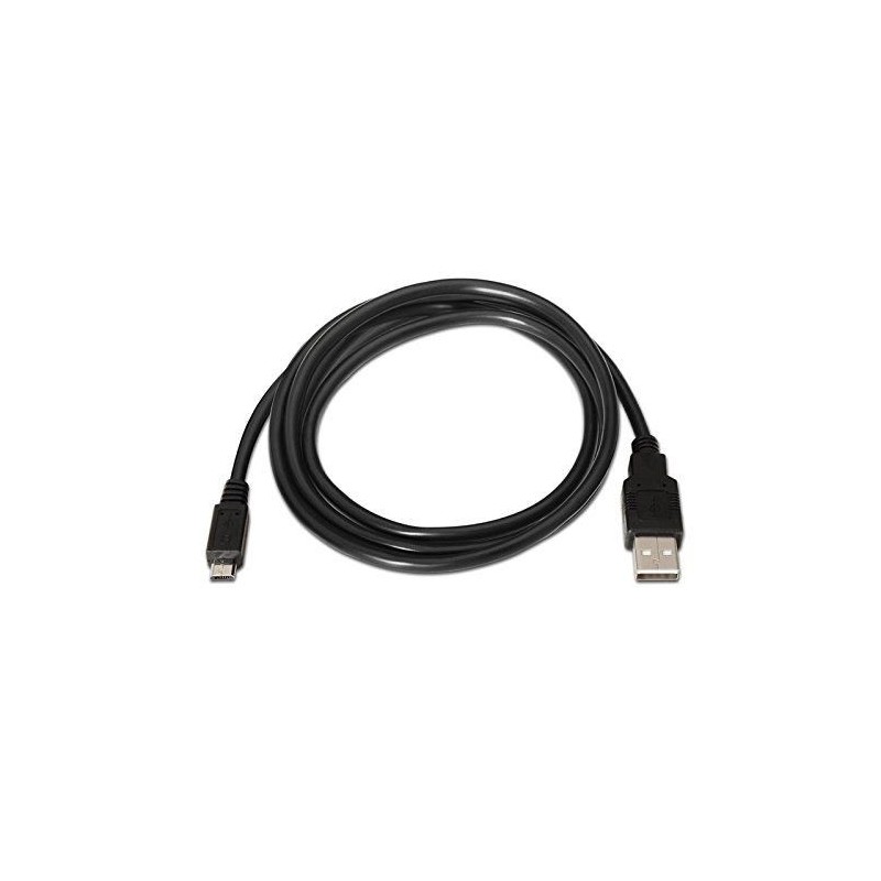 CABLE USB 2.0 MACHO A MICRO USB MACHO 0.80M NEGRO
