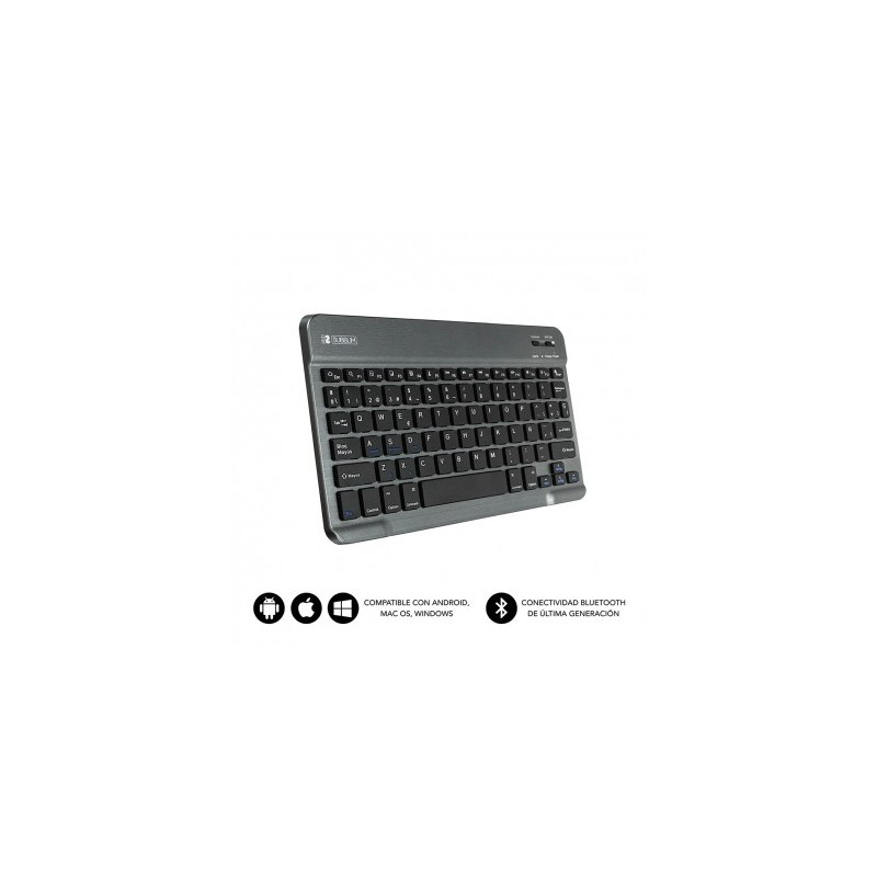 TECLADO COMPACTO SUBBLIM BLUETOOTH SMART GRIS