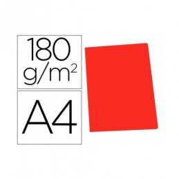 SUBCARPETA A4 180GR ROJO PASTEL