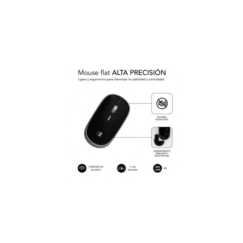 RATON INALAMBRICO SUBBLIM WIRELESS MINI 1600 DPI G