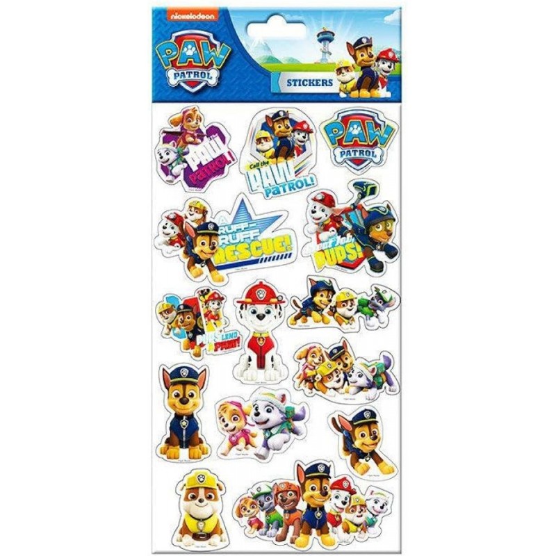 PEGATINAS REMOVIBLES 13x23cm PATRULLA CANINA