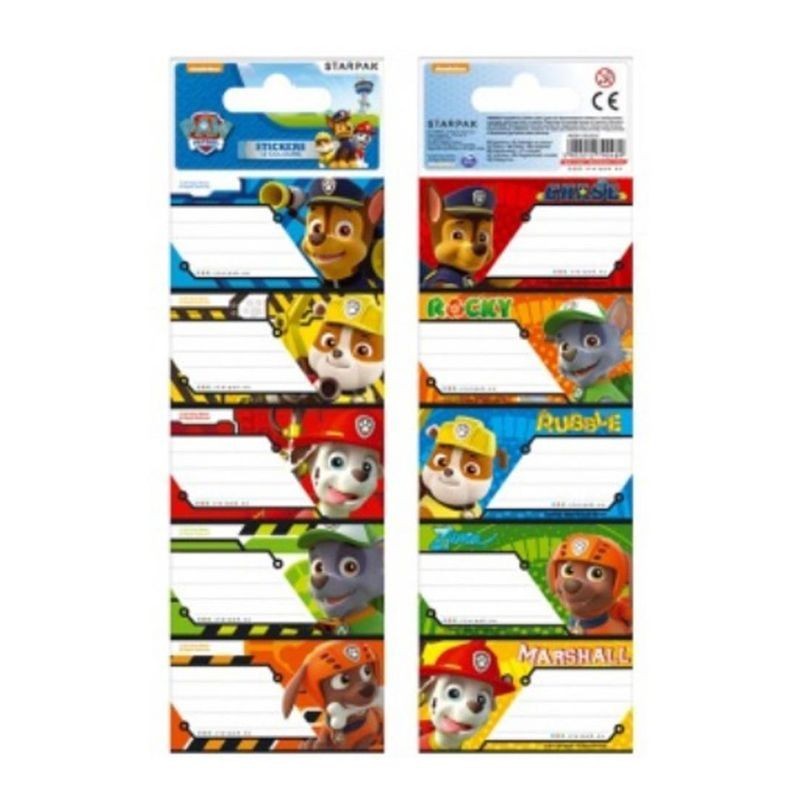 ETIQUETAS ADHESIVAS PATRULLA CANINA