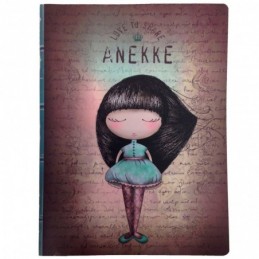 CUADERNO CON GRAPAS 205x290 38H 80GR HORIZ ANEKKE