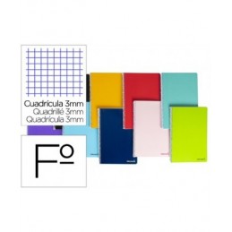 CUADERNO DE ANILLAS LIDERPAPEL 3mm A4 BF06 60gr 80