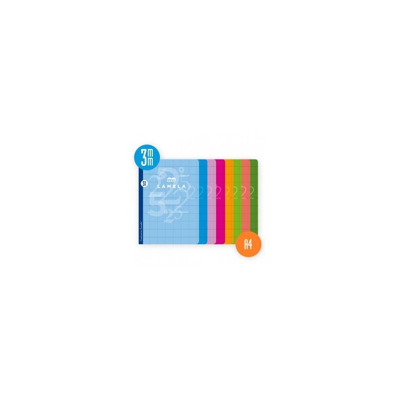 LIBRETA A4 CUADROVIA 3MM 50HOJAS