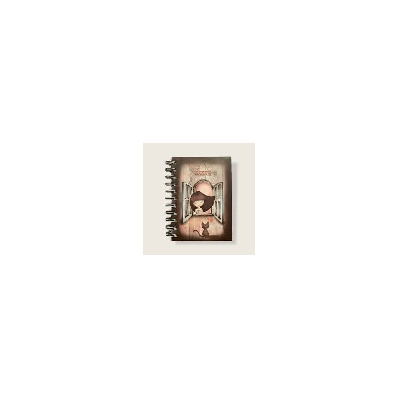BLOC ESPIRAL A6 120H CUADRICULA 4/T ANEKKE SWEET
