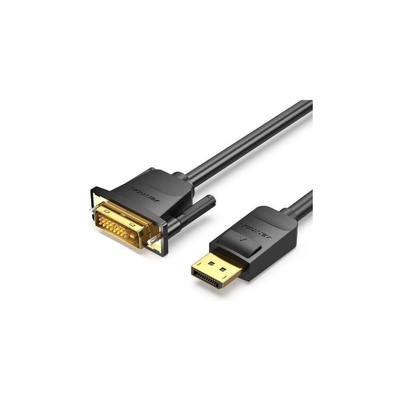 VENTION DISPLAYPORT MACHO DVI MACHO 1.5M NEGRO
