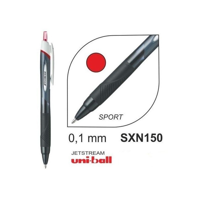 BOL/UNI JETSTREAM ROJO 1mm