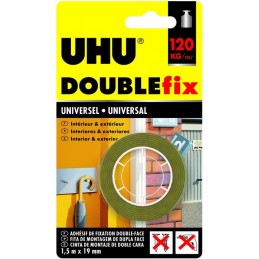 CINTA DOBLE CARA UHU 1.5MTS INTERIOR EXTERIOR 120K