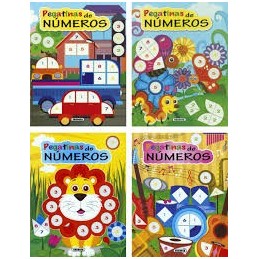 PEGATINAS DE NUMEROS (4 TITULOS)