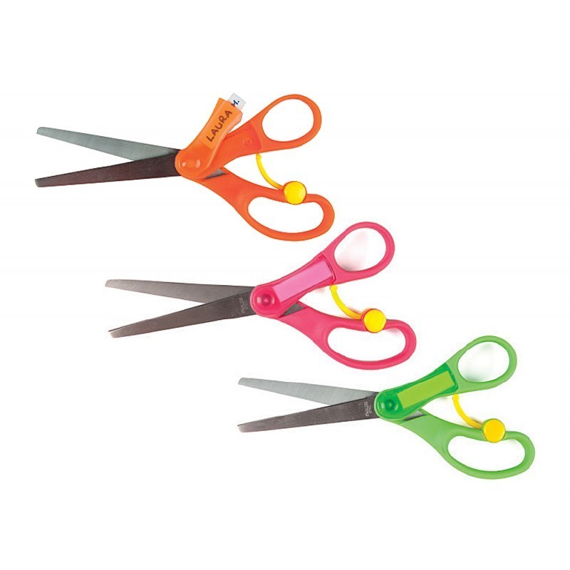 TIJERA ESCOLAR LIDERPAPEL 15CM CON RESORTE