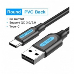 CABLE USB 2.0 VENTION USB C MACHO MACHO A 1MTS