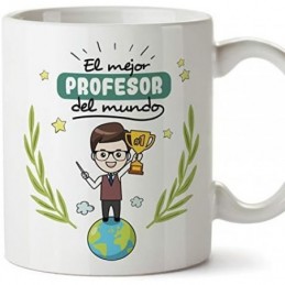 TAZA CERAMICA 237ML TAZA PARA EL MEJOR PROFE