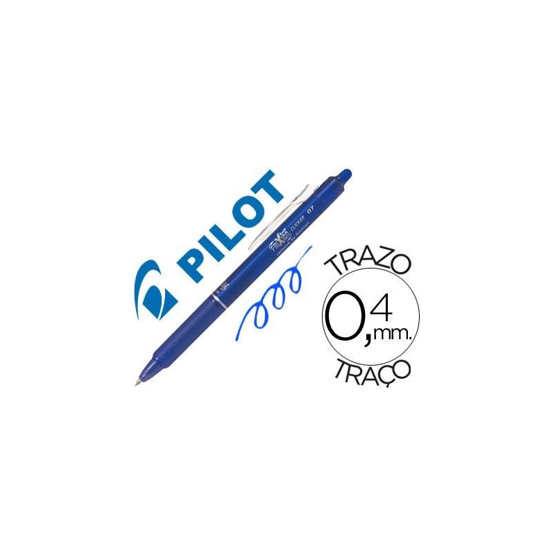 BOLIGRAFO PILOT FRIXION CLICKER AZUL