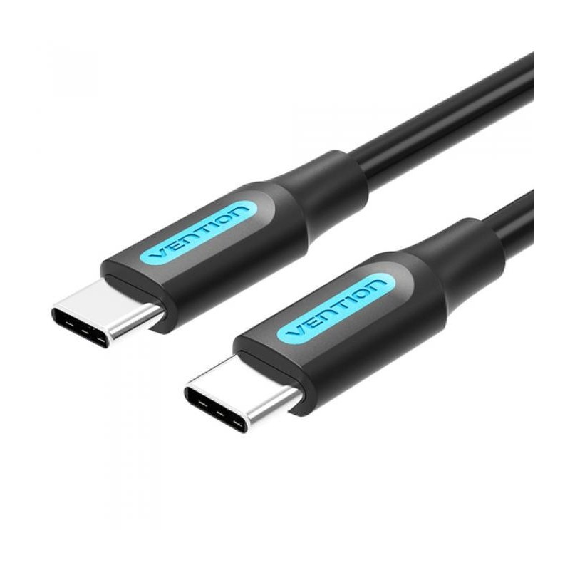 CABLE USB 2.0 TIPO C VENTION A TIPO C 60W 50CM NEG