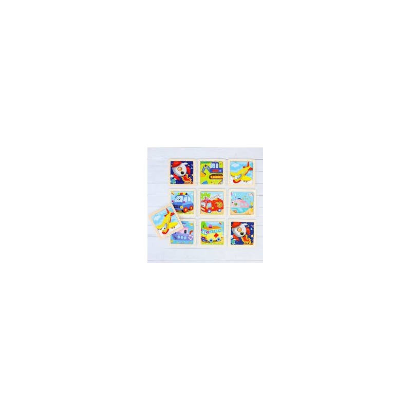 PUZZLE MADERA BABY TRANSPORTES