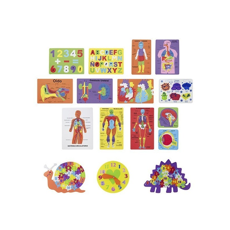 PUZZLES GOMA EVA SISTEMA DIGESTIVO