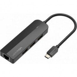 HUB USB C VENTION A 3 USB 1RJ45 0.15CM