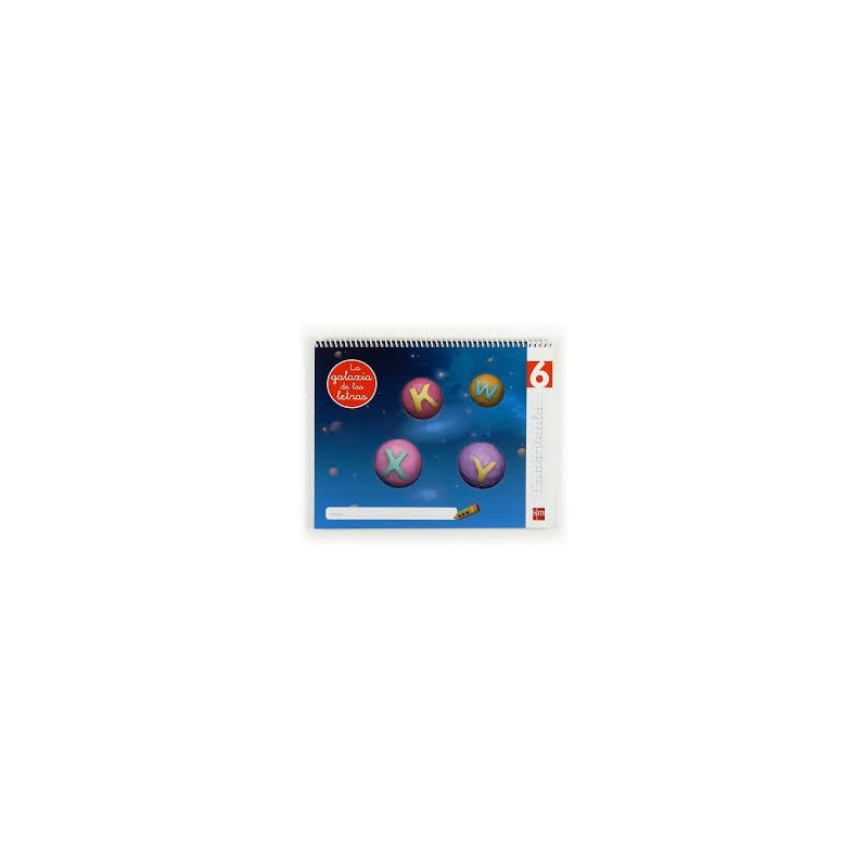 LECTOESCRITURA 5 AÑOS GALAXIA 6 CUADRICULA 12 LETR
