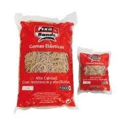 GOMAS ELASTICAS 2MMx14CM FIXO CAJA 100 GRAMOS