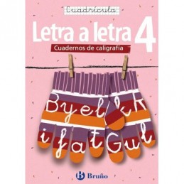 CALIGRAFIA LETRA A LETRA 4 CUADRICULA