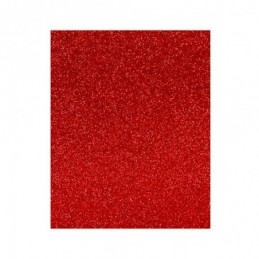 PLANCHA EVA 20x30x2 PURPURINA ROJO