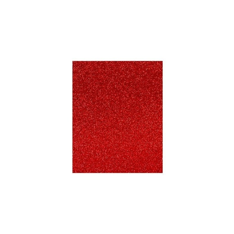 PLANCHA EVA 20x30x2 PURPURINA ROJO