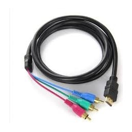 CABLE DE HDMI A AV (AZUL ROJO VERDE)