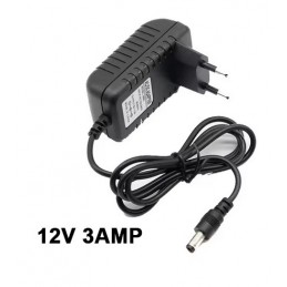 ADAPTADOR 12V 3AMP CLAVIJA GRANDE 5.5x2.5 MM