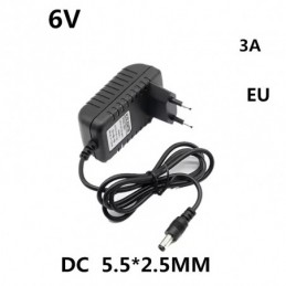 CARGADOR 6V 3AMP DC 5.5x2.5mm