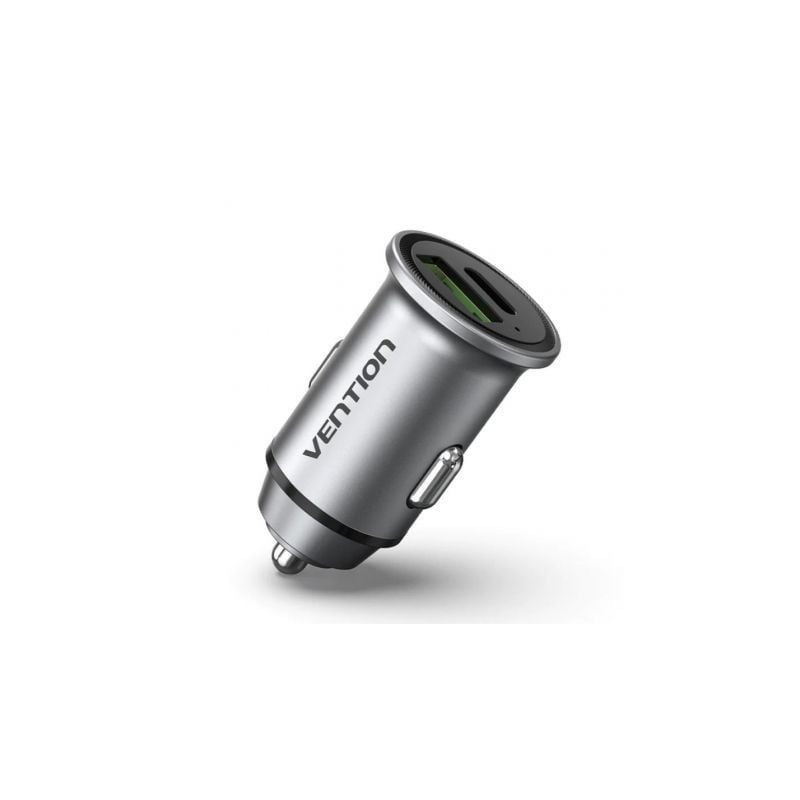CARGADOR COCHE VENTION 1USB C 1 USB 20W