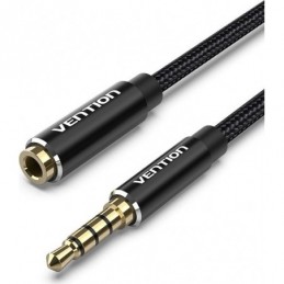 CABLE ESTEREO JACK 3.5 MACHO A JACK HEMBRA 1.5MT