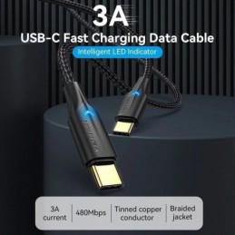 CABLE USB 2.0 VENTION TIPO C A C 60W 480MBPS 50CM