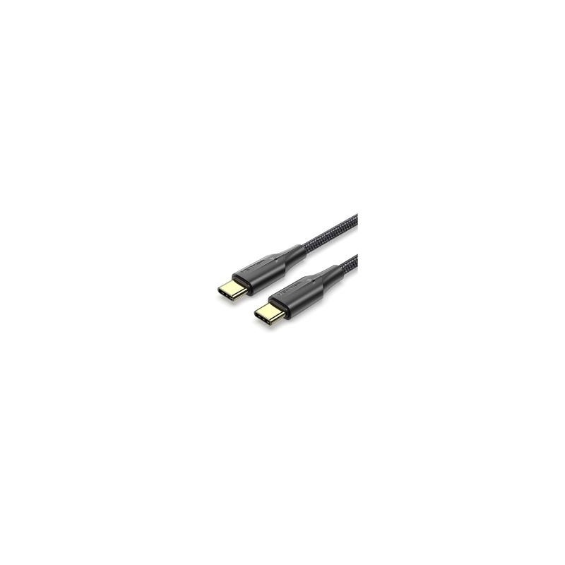 CABLE USB 2.0 TIPO C A C 3AMP VENTION 2MT NEGRO