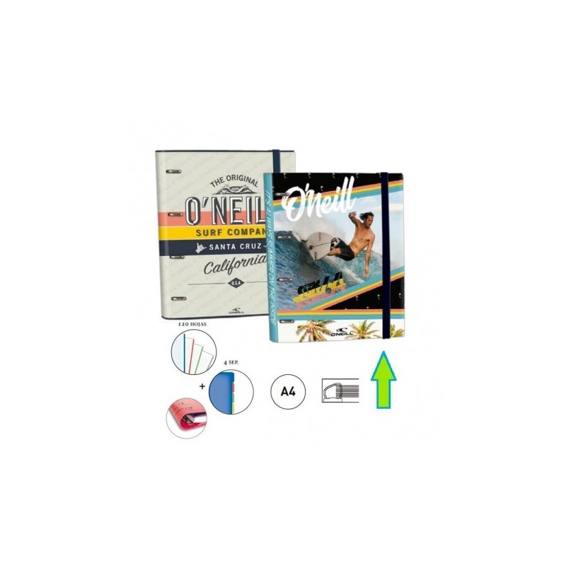 BLOC ESPIRAL A4 120H ONEILL BOYS