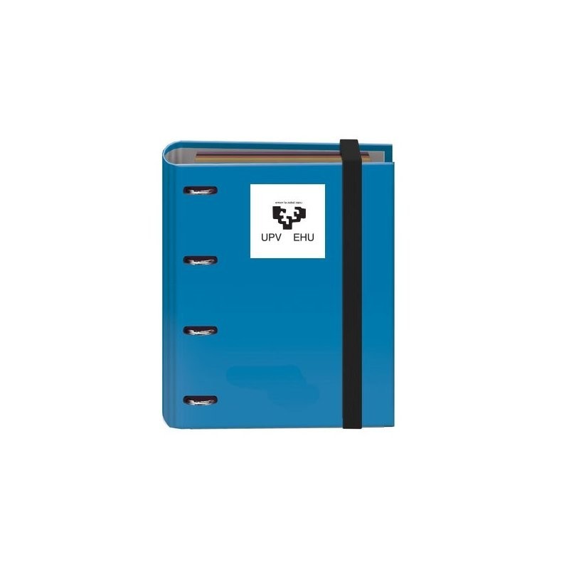 CARPETA ANILLAS A5 CON GOMA